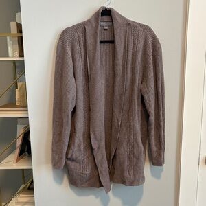 Barefoot Dreams CozyChic Lite Circle Cardigan - Carbon (Dark Gray)